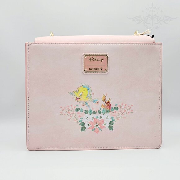 Loungefly Disney The Little Mermaid Ariel Floral Crossbody Bag - Picture 6 of 12